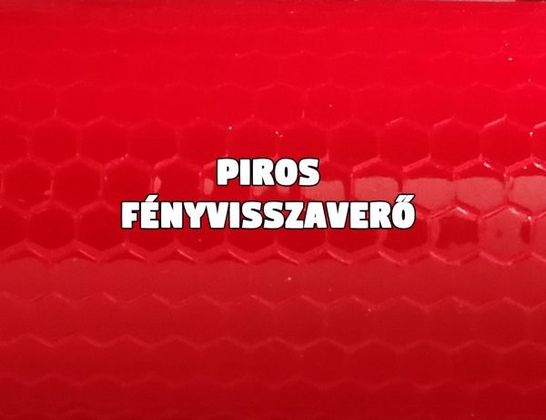 piros fényvisszaverő