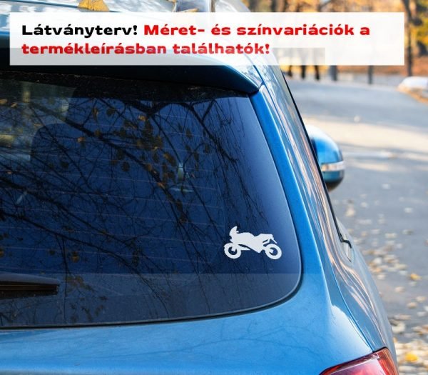 Több méretben és színben motor piktogram matrica 5. látványterv szélvédő