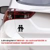 Több színben és méretben Család matrica 11. látványterv