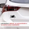 Több színben és méretben motor piktogram matrica 4. látványterv