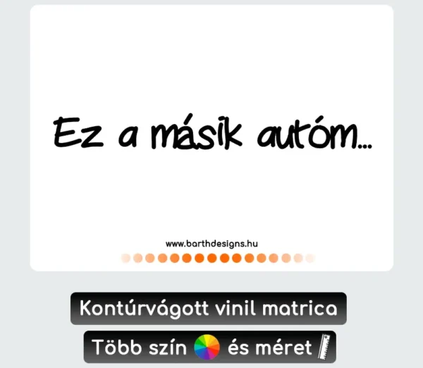 ez a másik autóm vicces autómatrica