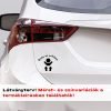 több méretben és színben Baba az autóban matrica 12. látványterv