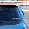 több színben és méretben háromjegyű rajtszám matrica látványterv 2
