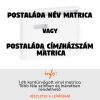 postaláda felirat matrica postaláda név postlaáda név matrica