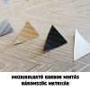 Karbon mintás mozaikolható háromszög matrica szett 1