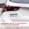 Több színben és méretben Vicces tanulóvezető matrica 5, autómatrica 2.