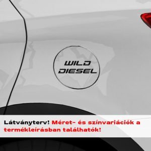 wild diesel matrica több színben, méretben diesel matrica 4., tanksapka matrica, autómatrica 4-1