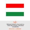 magyar zászló matrica