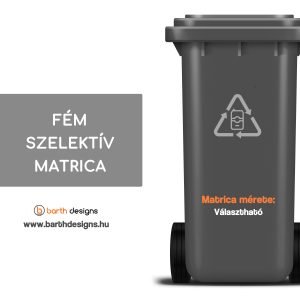 Fém szelektív matrica 1