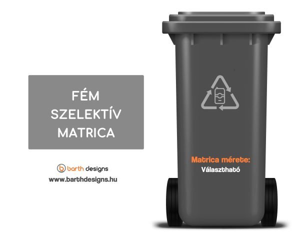 Fém szelektív matrica 1