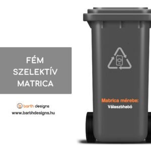 Fém szelektív matrica 1