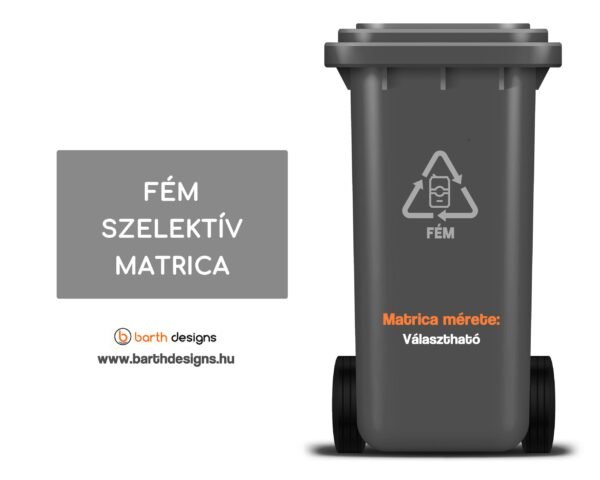 Fém szelektív matrica 2