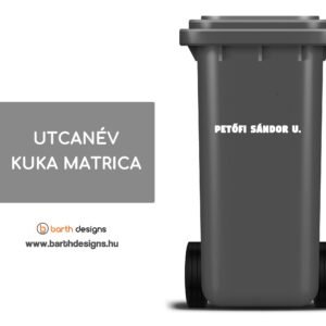 Utcanév kuka matrica 1