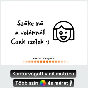 Több varációban női tanulóvezető matrica v11, csajos autómatirca