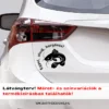 Több variációban harcsa matrica 8, egyél aludj horgássz matrica 2