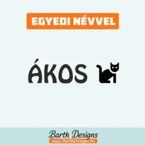 Cicás gyerek bicikli matrica, név matrica biciklire 3-1