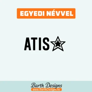 Csillagos gyerek bicikli matrica, név matrica biciklire 1-1