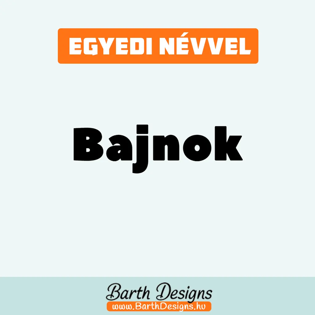 Egyedi felirat gyerek bicikli matrica, név matrica biciklire 1-1