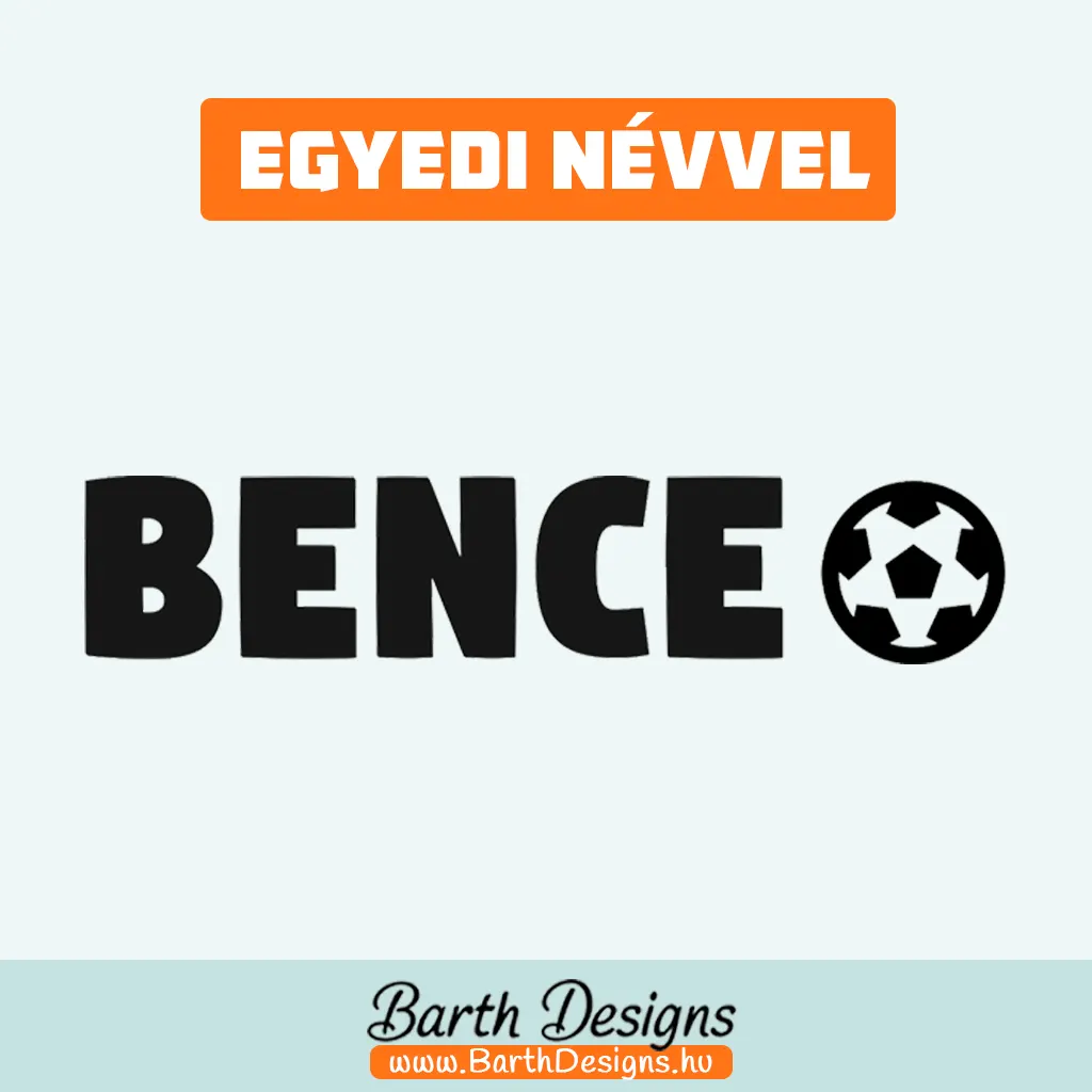 Focis gyerek bicikli matrica, név matrica biciklire 1-1