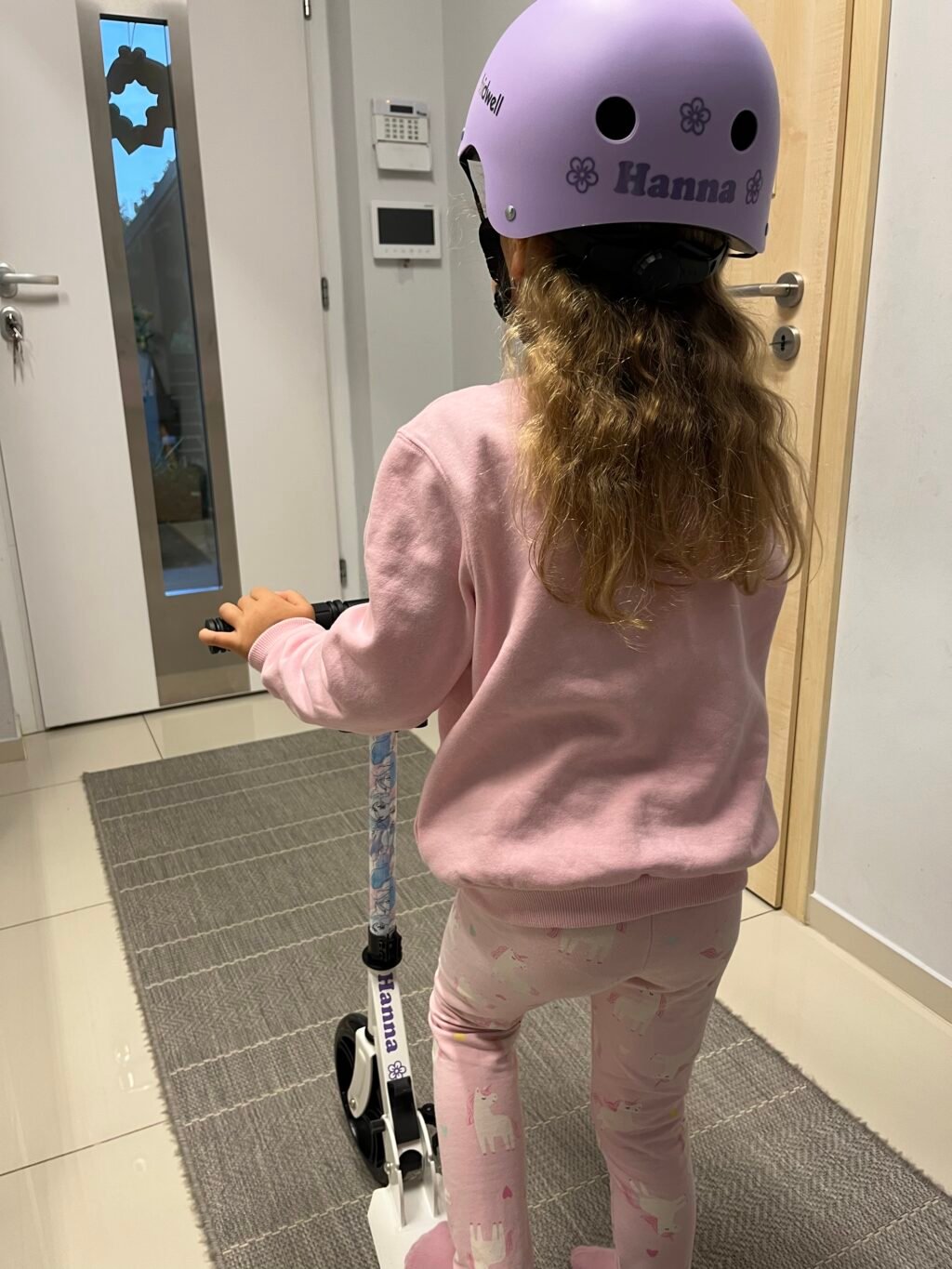 Virág bicikli név matrica