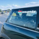 Rally név matrica több méretben és színben, magyar zászlóval, autó felirat matrica photo review