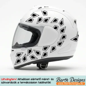 Mozaikolható nonfiguratív bukósisak matrica