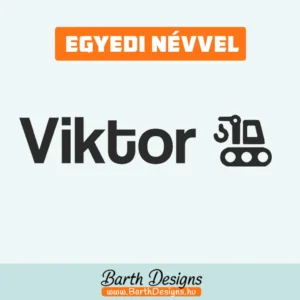 Munkagépes gyerek bicikli matrica, név matrica biciklire 3-1