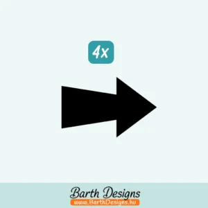 Nyíl bicikli matrica szett 1-1