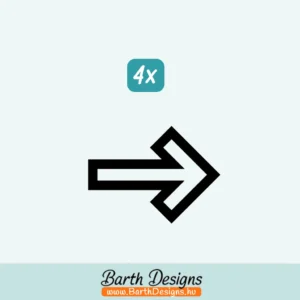 Nyíl bicikli matrica szett 5-1