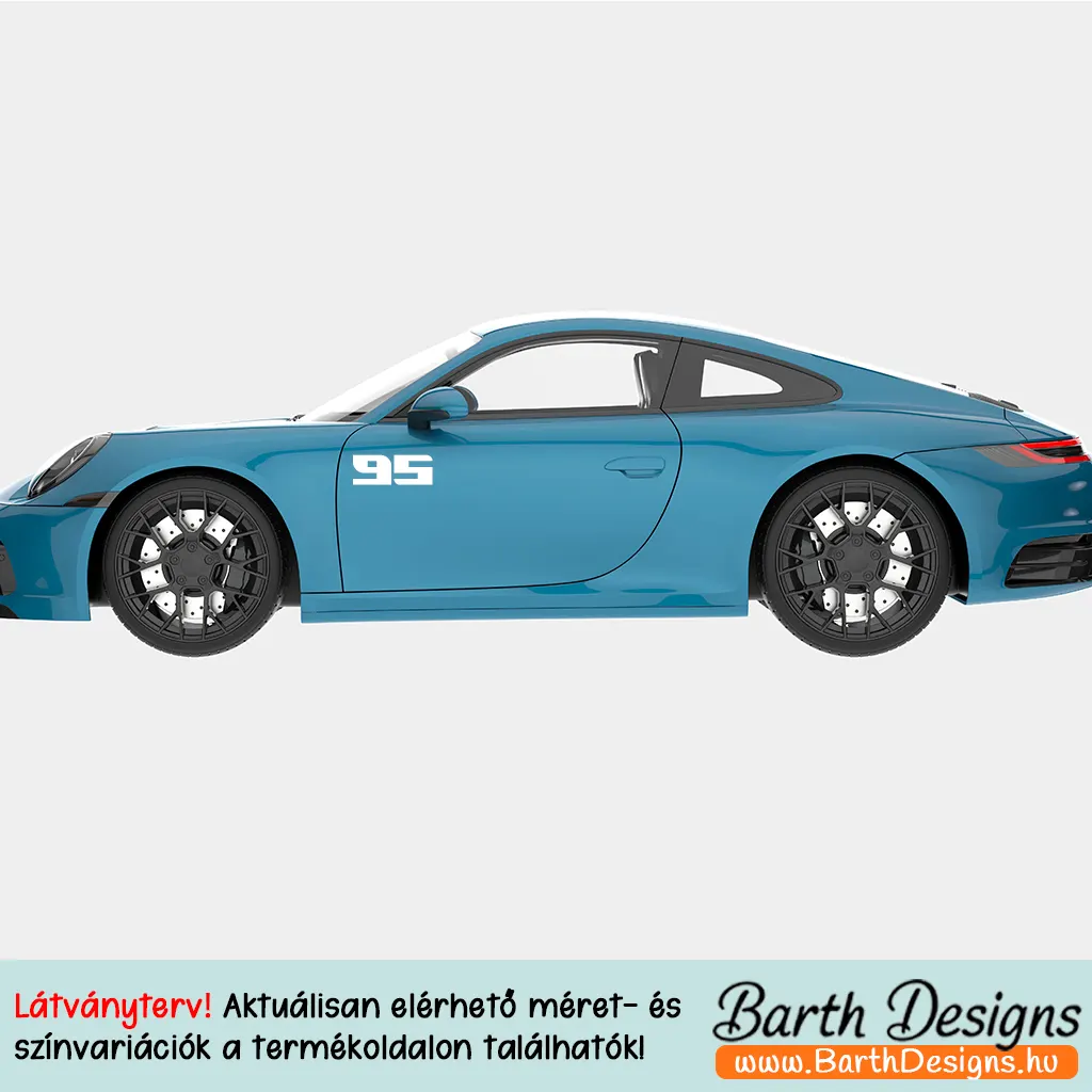 RAJTSZÁM matrica kétjegyű-2