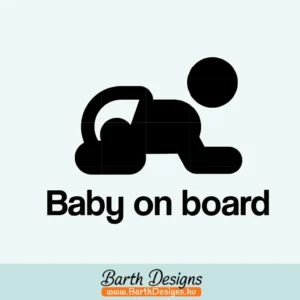 Több variációban baby on board matrica v11-1