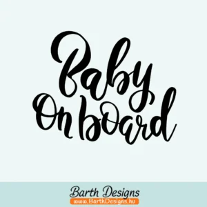 Több variációban baby on board matrica v2-1