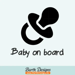 Több variációban baby on board matrica v3-1