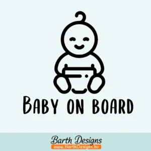 Több variációban baby on board matrica v5-1