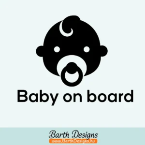 Több variációban baby on board matrica v6-1