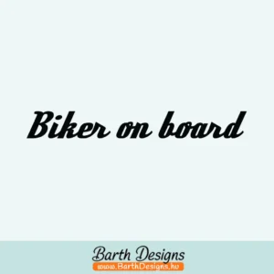 Több variációban biker on board, motoros az autóban matrica v5-1