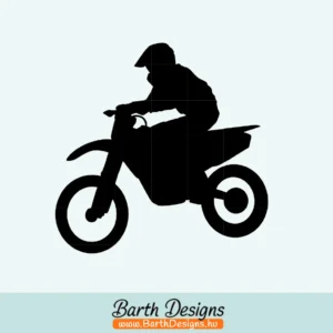 Több variációban cross motoros autó matrica v1-1