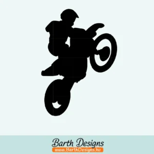 Több variációban cross motoros autó matrica v2-1