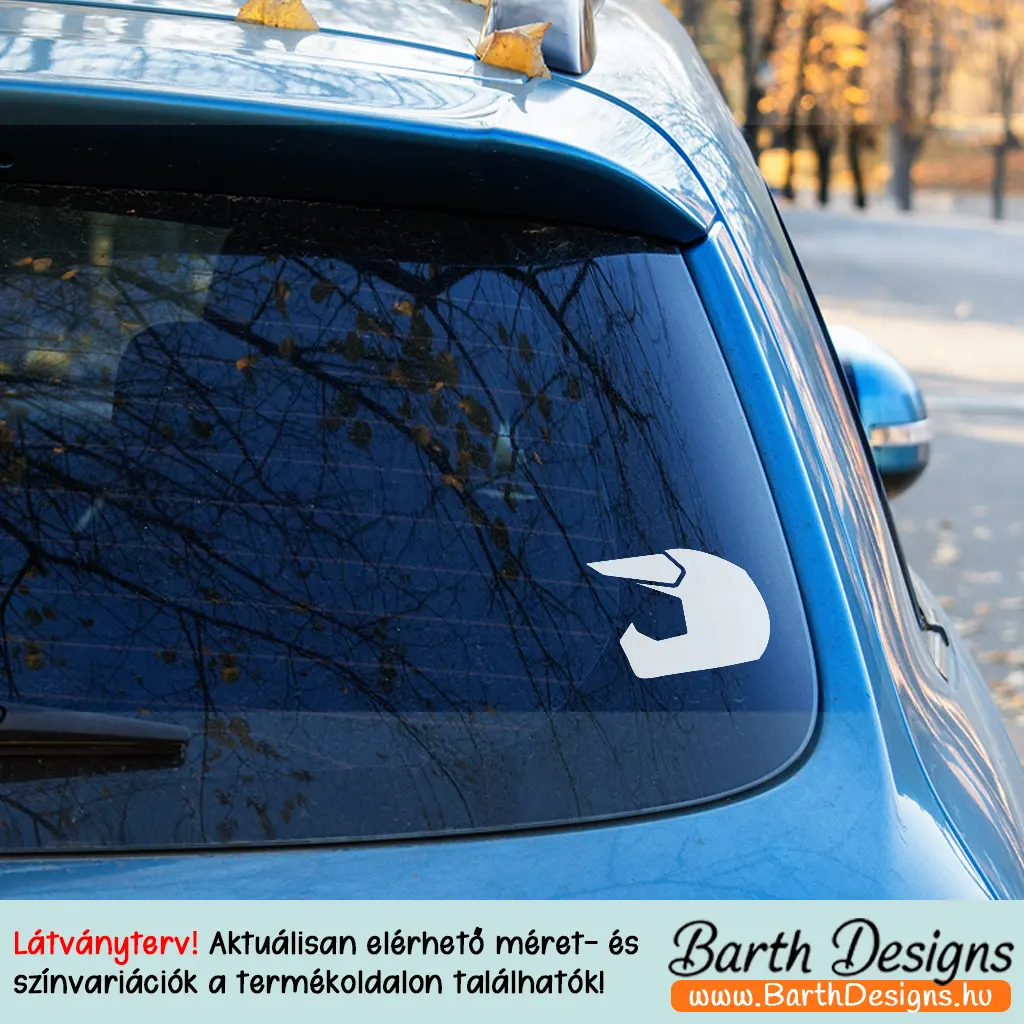 Több variációban cross motoros autó matrica v7-3