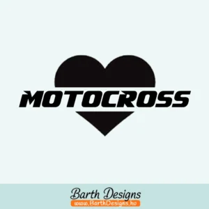 Több variációban cross motoros autó matrica v8-1