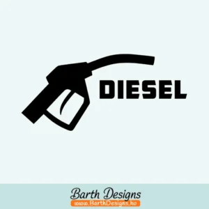 Több variációban diesel tanksapka matrica v1-1