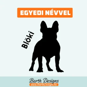 Több variációban francia bulldog matrica, kutyás autó matrica v3-1