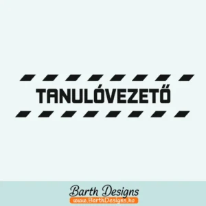 Több variációban tanuló vezető matrica, tanuló vezető jelzés v5-1