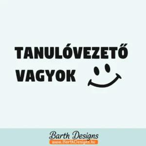 Több variációban tanuló vezető matrica, tanuló vezető jelzés v7-1