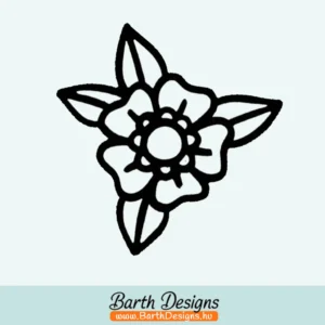 Több variációban virág matrica, csajos autó matrica v14-1