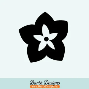 Több variációban virág matrica, csajos autó matrica v16-1