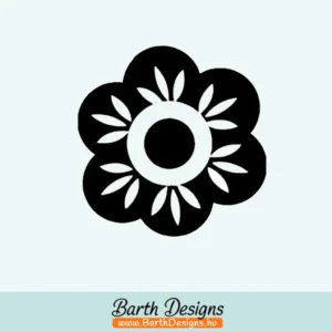 Több variációban virág matrica, csajos autó matrica v17-1