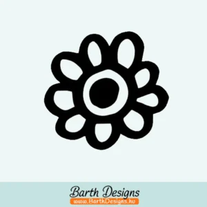 Több variációban virág matrica, csajos autó matrica v18-1