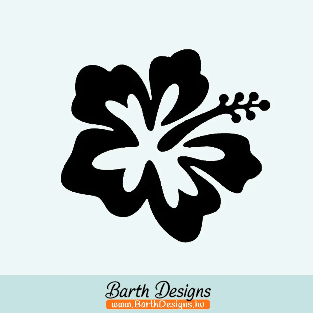 Több variációban virág matrica, csajos autó matrica v22-1