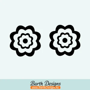 Több variációban virág matrica szett, csajos autó matrica v1-1